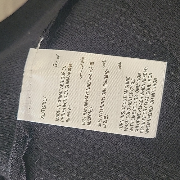 NWOT INC International Concepts Assymetrical Sequined Sweater - Picture 4 of 8